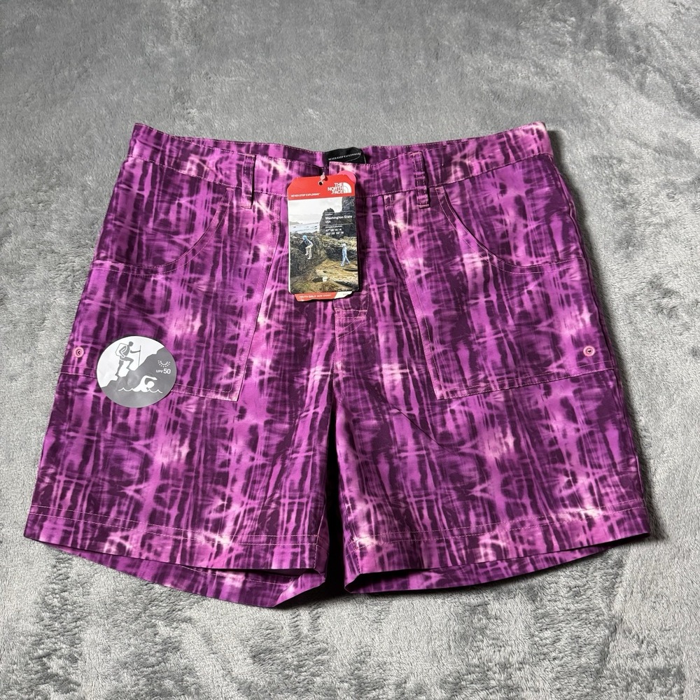The North Face Girl's Pink Argali Hike Water Adjustable Shorts Size XL (18)